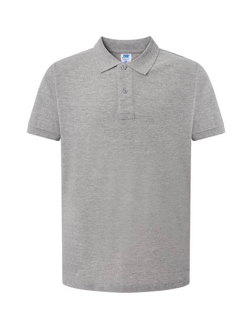 JHK Men's Polo Shirt POLO PORA 210 WK GM - Grey Melange