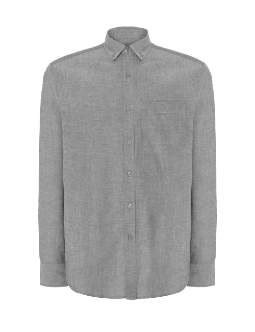JHK Koszula męska SHA OXF DG - Dark Gray