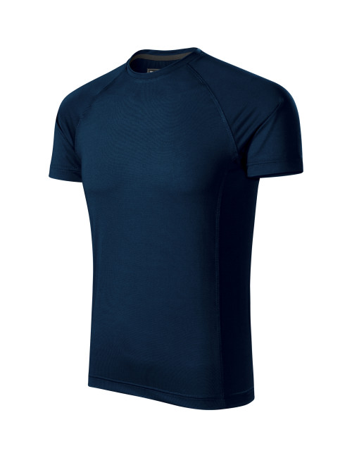 Adler MALFINI Herren T-Shirt Destiny 175 marineblaue Workwear-Stickerei