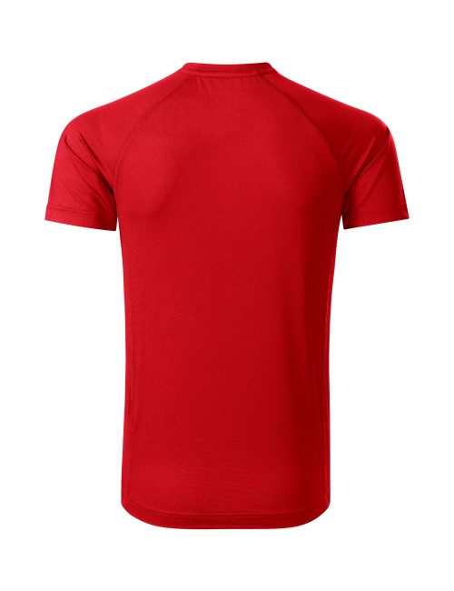 Adler MALFINI Men`s T-shirt Destiny 175 red computer embroidery