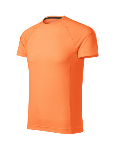 Adler MALFINI Herren T-Shirt Destiny 175 neonmandarine Kleidungsstickerei