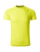 Adler MALFINI Herren T-Shirt Destiny 175 neongelbe Computerstickerei