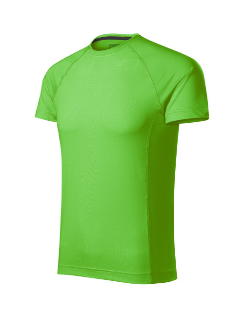 Adler MALFINI Men`s T-shirt Destiny 175 green apple computer embroidery