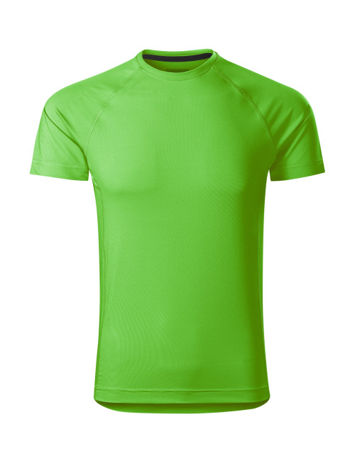 Adler MALFINI Herren T-Shirt Destiny 175 grüner Apfel Computerstickerei