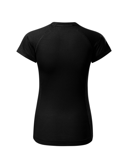 Adler MALFINI Destiny 176 Damen-T-Shirt, schwarzer Aufdruck, gesticktes Logo