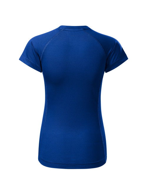 Adler MALFINI Destiny 176 Damen-T-Shirt, kornblumenblauer Aufdruck, Logo-Stickerei