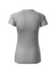 Adler MALFINI Damen T-Shirt Destiny 176, dunkelgraue Melange-Stickerei