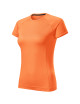 Adler MALFINI Destiny 176 Damen T-Shirt mit neonfarbenem Mandarinen-Stickdruck