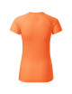 Adler MALFINI Destiny 176 Damen T-Shirt mit neonfarbenem Mandarinen-Stickdruck