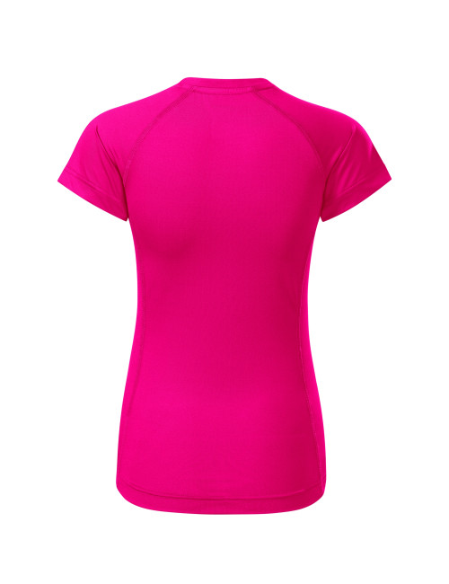 Adler MALFINI Destiny 176 Damen T-Shirt neonpinkes Print-Sticklogo