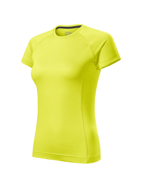 Adler MALFINI Destiny 176 Damen T-Shirt neongelb, Logodruck, Stickerei