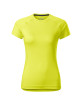 Adler MALFINI Koszulka damska Destiny 176 neon yellow nadruk logo haft