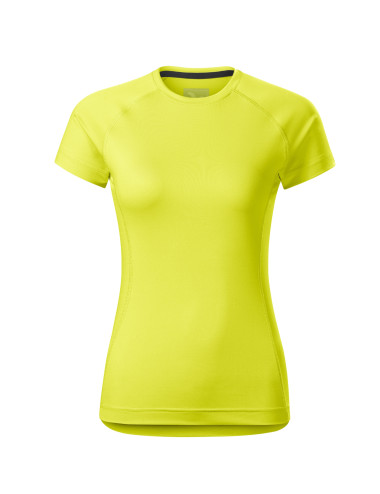 Adler MALFINI Women`s T-shirt Destiny 176 neon yellow logo print embroidery