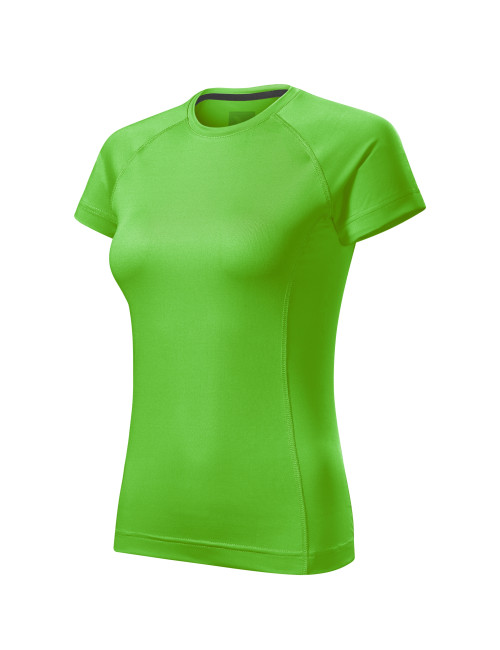 Adler MALFINI Damen T-Shirt Destiny 176 grüner Apfel-Stickereidruck
