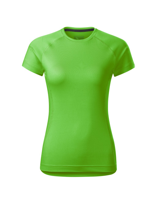 Adler MALFINI Damen T-Shirt Destiny 176 grüner Apfel-Stickereidruck