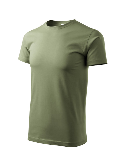 Adler MALFINI Koszulka męska Basic 129 khaki odzież reklamowa z haftem