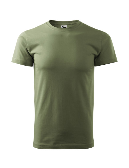 Adler MALFINI Herren T-Shirt Basic 129 Khaki Werbebekleidung mit Stickerei