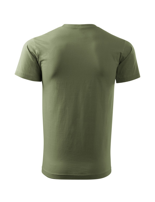 Adler MALFINI Koszulka męska Basic 129 khaki odzież reklamowa z haftem