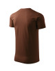 Adler MALFINI Herren T-Shirt Basic 129, Schokolade, Computerstickerei