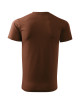 Adler MALFINI Herren T-Shirt Basic 129, Schokolade, Computerstickerei