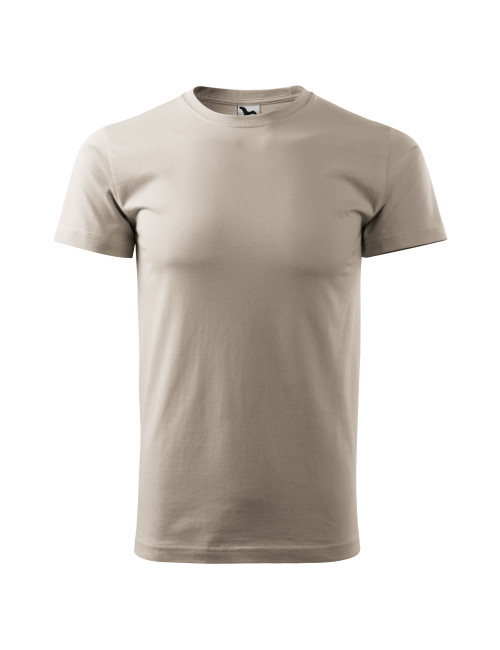 Adler MALFINI Herren T-Shirt Basic 129 eisgraue Workwear-Stickerei