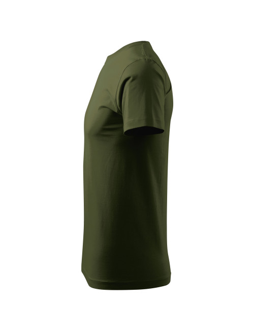 Adler MALFINI Herren T-Shirt Basic 129 Military-Stickerei mit Firmenlogo