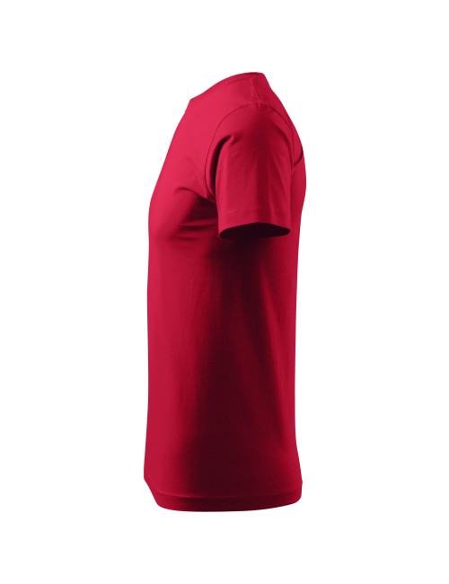 Adler MALFINI Herren T-Shirt Basic 129 marlboro red Bekleidungsstickerei
