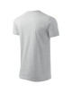 Adler MALFINI Men`s T-shirt Basic 129 light gray melange embroidery logo