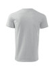 Adler MALFINI Men`s T-shirt Basic 129 light gray melange embroidery logo