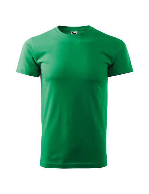 Adler MALFINI Herren T-Shirt Basic 129 grasgrün Bekleidungsoption Stickerei