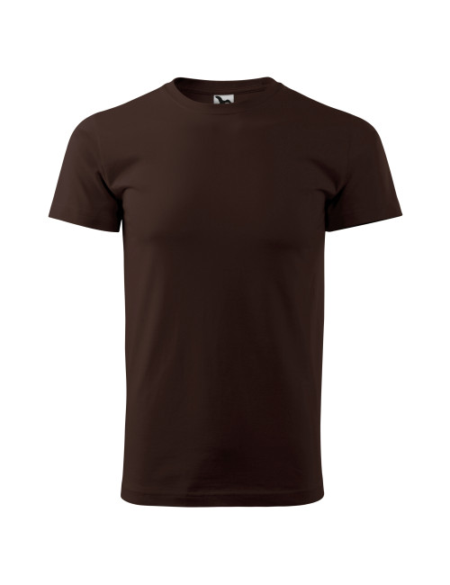 Adler MALFINI Herren T-Shirt Basic 129 Kaffee Werbebekleidung Stickerei