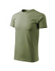 Adler MALFINI Herren T-Shirt Basic 129, helles Khaki, Computerstickerei