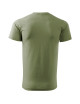 Adler MALFINI Herren T-Shirt Basic 129, helles Khaki, Computerstickerei