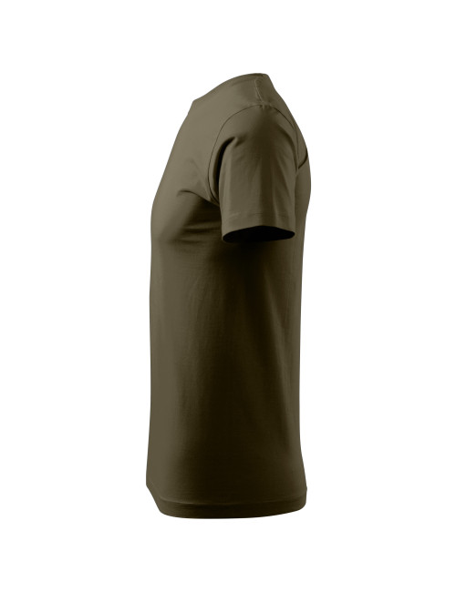 Adler MALFINI Herren T-Shirt Basic 129 Army Workwear mit Stickerei