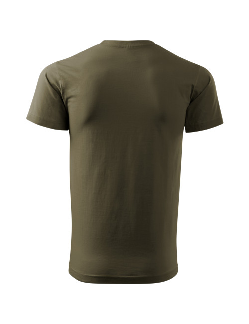 Adler MALFINI Herren T-Shirt Basic 129 Army Workwear mit Stickerei