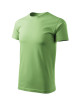 Adler MALFINI Herren T-Shirt Basic 129 Erbsen, Computer-Sticklogo