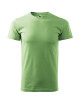 Adler MALFINI Herren T-Shirt Basic 129 Erbsen, Computer-Sticklogo
