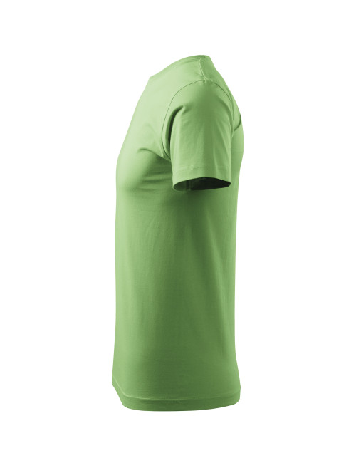Adler MALFINI Herren T-Shirt Basic 129 Erbsen, Computer-Sticklogo