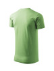 Adler MALFINI Herren T-Shirt Basic 129 Erbsen, Computer-Sticklogo