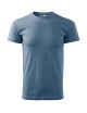 Adler MALFINI Herren T-Shirt Basic 129 Denim-Bekleidung, Stickerei Ihres Logos