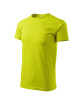 Adler MALFINI Men`s T-shirt Basic 129 lime workwear with embroidery