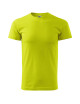 Adler MALFINI Herren T-Shirt Basic 129 Lime Workwear mit Stickerei