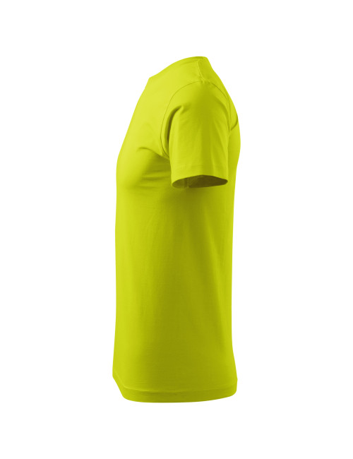 Adler MALFINI Herren T-Shirt Basic 129 Lime Workwear mit Stickerei