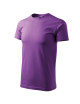Adler MALFINI Herren T-Shirt Basic 129 lila Bekleidung mit Logo-Stickerei