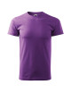 Adler MALFINI Herren T-Shirt Basic 129 lila Bekleidung mit Logo-Stickerei