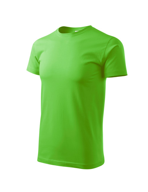 Adler MALFINI Herren T-Shirt Basic 129 grüner Apfel Computerstickerei