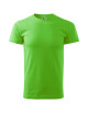 Adler MALFINI Herren T-Shirt Basic 129 grüner Apfel Computerstickerei