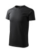 Adler MALFINI Herren T-Shirt Basic 129 Ebenholzgrau Computerstickerei