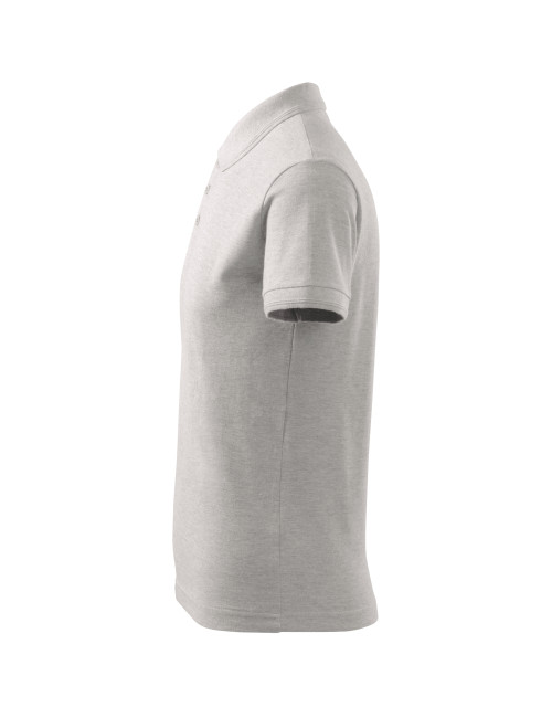 Men`s polo shirt pique polo 203 light gray melange Adler Malfini