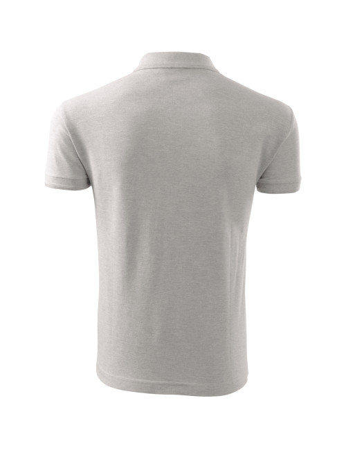 Men`s polo shirt pique polo 203 light gray melange Adler Malfini